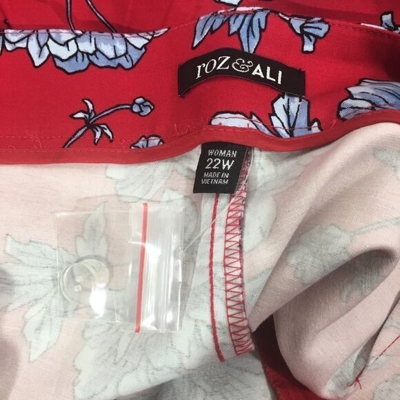 Roz & Ali cropped ankle pants trousers slacks NEW cotton blend straight leg - Picture 8 of 10